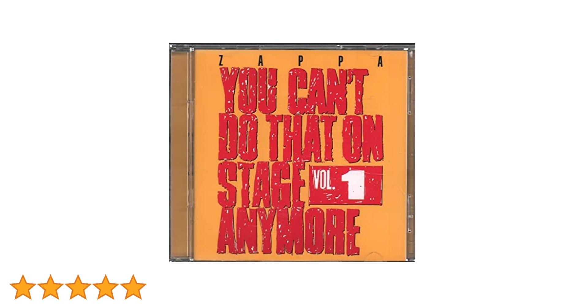 You Can't Do That On Stage Anymore - Vol. 1: Frank Zappa